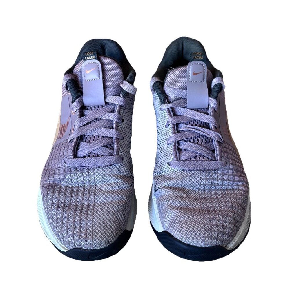 Nike Metcon 8 Premium Purple Smoke Metallic Copper Sneaker Women Size 7.5 - Picture 4 of 16